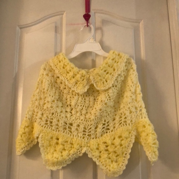 Hand Crafted Other - Stunning Yellow Poncho🥳HP🥳